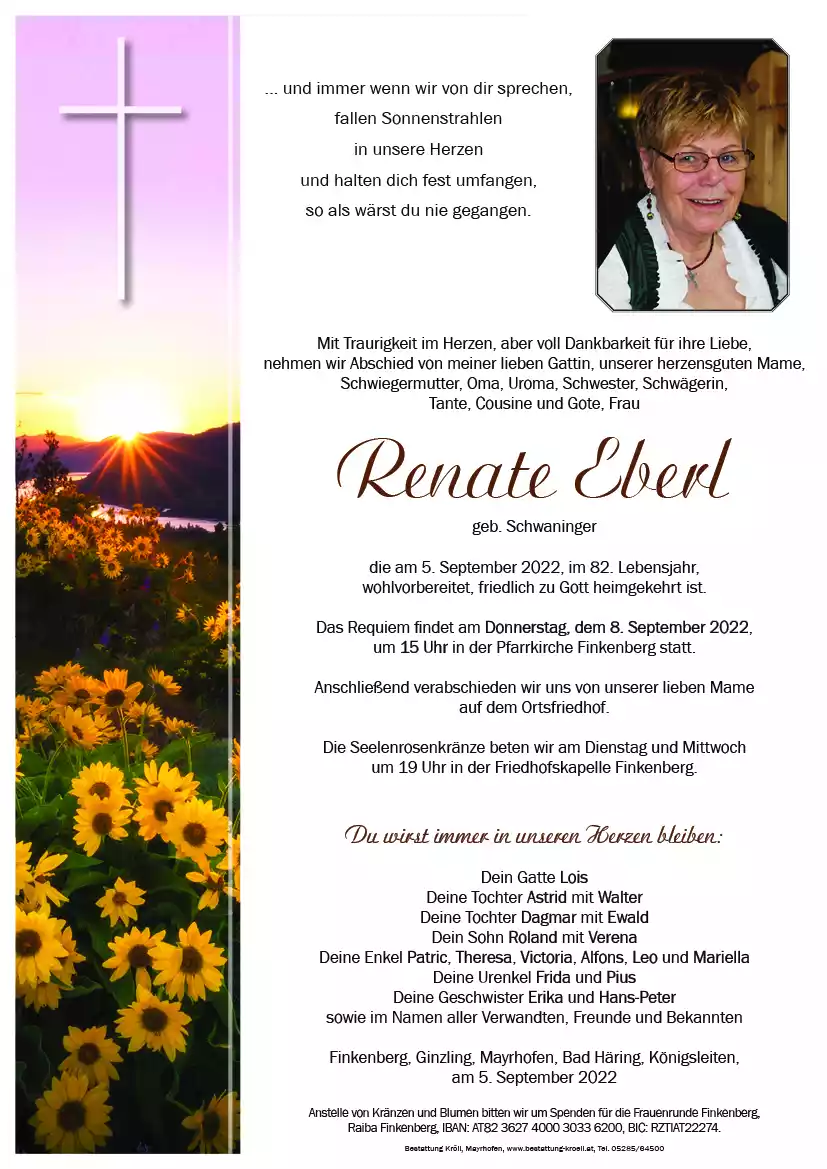 Parte von Renate Eberl